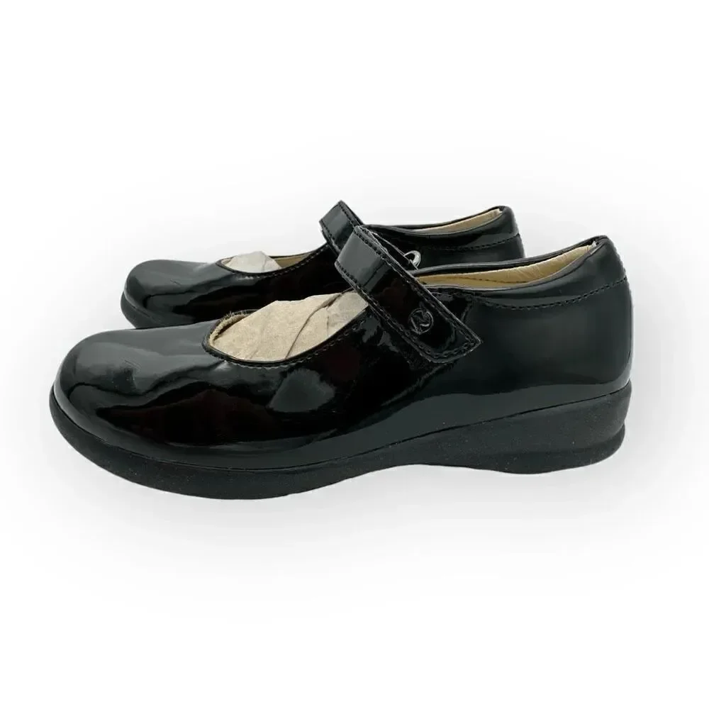 Naturino Girls Catania Mary Jane Flats Shoes Black Size 27